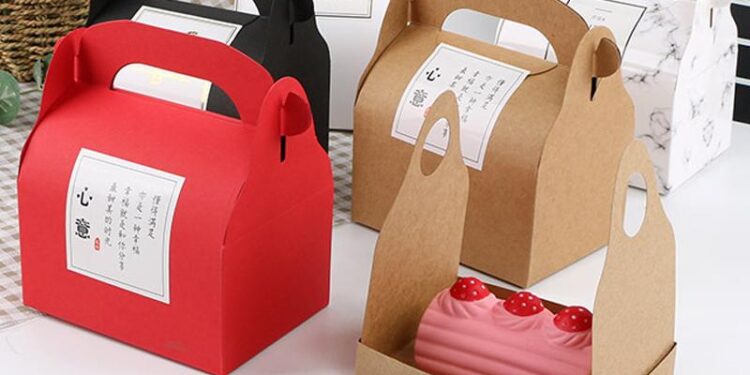 cardboard boxes with handle